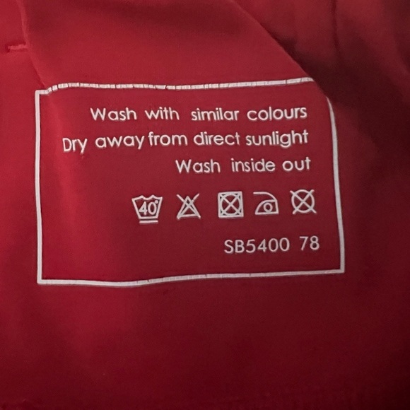 EUC Sweaty Betty Power 7/8 Workout Leggings Cardinal Red Size Small - Picture 6 of 6